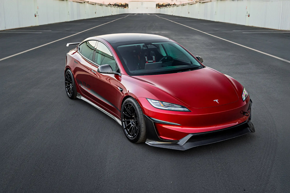 First Carbon Fibre Aero Kit for 2024+ Tesla Model 3 Performance