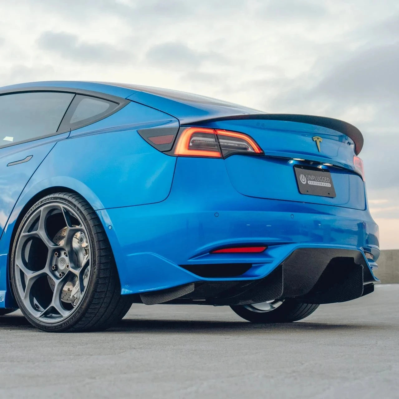 Ascension Rear Bumper and Diffuser System for Model 3