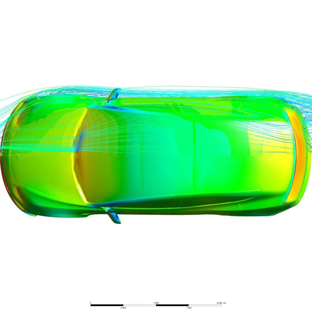 Carbon Fibre Ascension-R Wide Front Wings for Model 3
